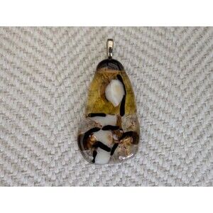 Handcrafted Artisan Glass Pendant